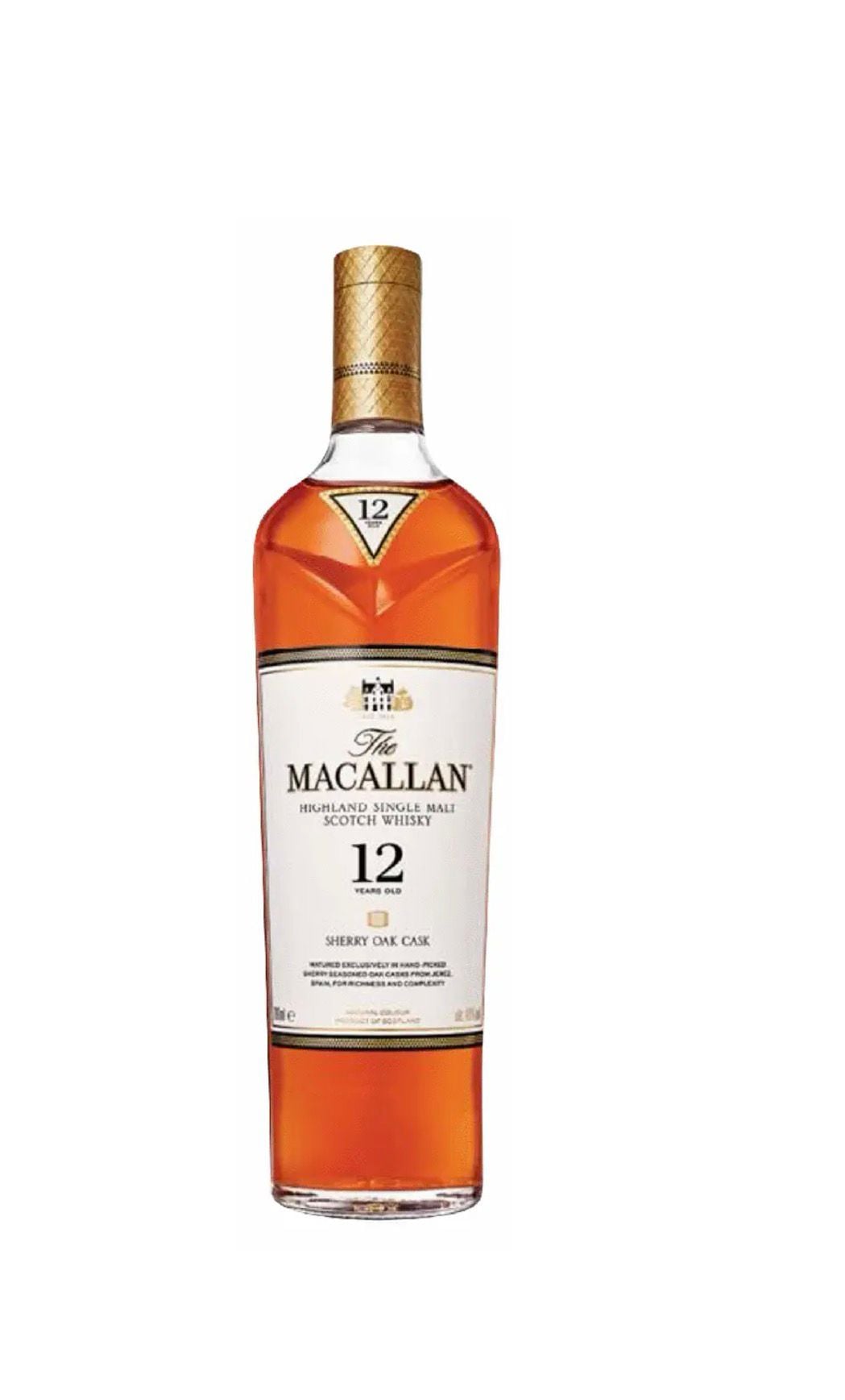 Macallan 12 years 750 ml Sherry Oak Cast